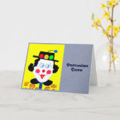 Pantomime Dame Kaart (Gele Bloem)