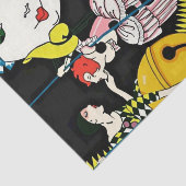 "Pantomime on Jingle Bells" van Jose Carlos Tissuepapier (Detail)