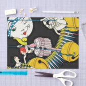 "Pantomime on Jingle Bells" van Jose Carlos Tissuepapier (Craft)