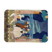 Pantomime Stage, afbeelding voor 'Fetes Galantes' Magneet (Horizontaal)