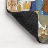 Pantomime Stage, afbeelding voor 'Fetes Galantes' Muismat (Hoek)