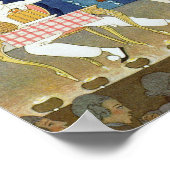 Pantomime Stage, afbeelding voor 'Fetes Galantes' Poster (Hoek)