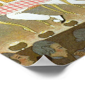 Pantomime Stage, afbeelding voor 'Fetes Galantes' Poster (Hoek)