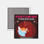 Pantomime Thespian - Fairy Godmother Magneet (Voorkant / Achterkant)