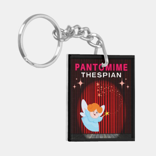 Pantomime Thespian - Fairy Godmother Sleutelhanger (Voorkant Links)
