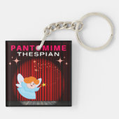 Pantomime Thespian - Fairy Godmother Sleutelhanger (Achterkant)