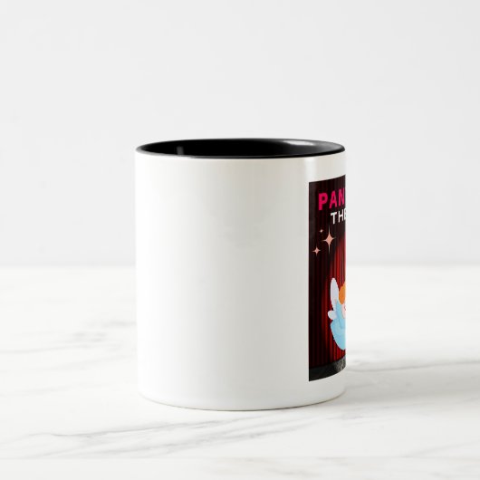 Pantomime Thespian - Fairy Godmother Tweekleurige Koffiemok (Center)