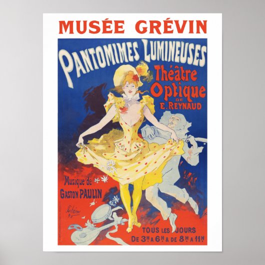 Pantomimes Lumineuses Poster (Voorkant)
