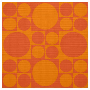 panton geïnspireerde oranje stof