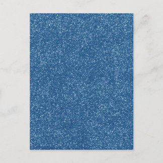 PANTONE Classic Blue met faux Glitter Briefkaart