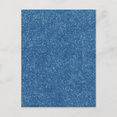 PANTONE Classic Blue met faux Glitter Briefkaart (Voorkant)