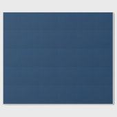 PANTONE Classic Blue met fijne faux Glitter Cadeaupapier (Vlak)
