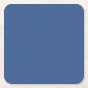 Pantone-kleur van het jaar 2020 Classic Blue 19-40 Kartonnen Onderzetters