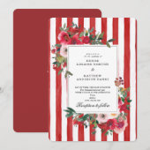 Pantone "Lava Falls" Trouwkaart Kaart (Voorkant / Achterkant)