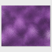 Pantone Ultra Violet Paarse Glas Metallic Plum Cadeaupapier (Vlak)