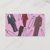 Pantpakken en veiligheidspieken visitekaartje (Achterkant)