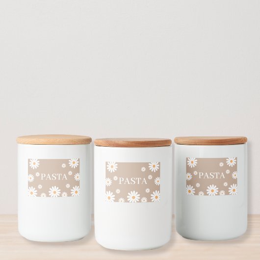 Pantry labels, Customization options available Voedselcontainer Etiket