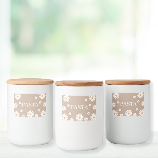 Pantry labels, Customization options available Voedselcontainer Etiket