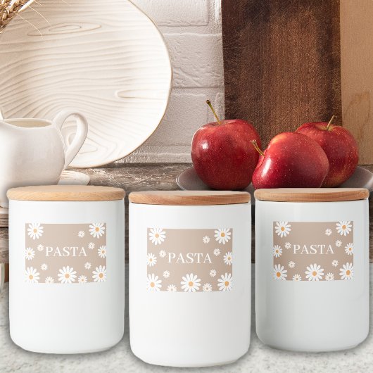 Pantry labels, Customization options available Voedselcontainer Etiket