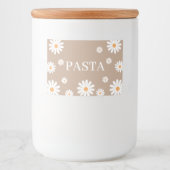 Pantry labels, Customization options available Voedselcontainer Etiket (Voorkant)