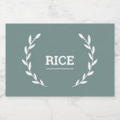 Pantry Labels • Green • Water- Resistant Stickers (Enkel label)