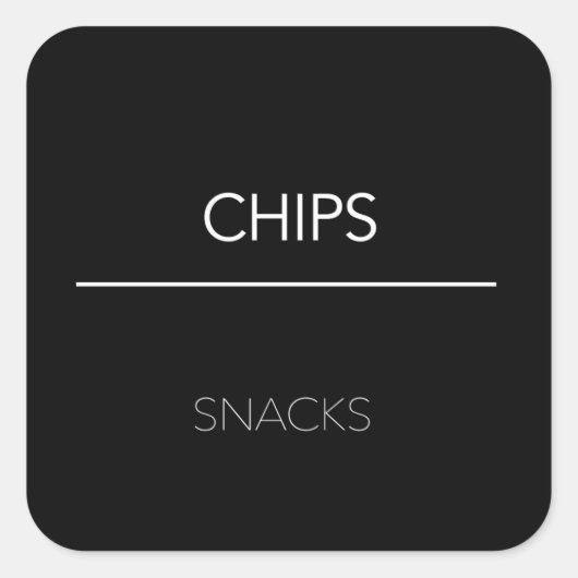 Pantry Labels Stickers (Voorkant)