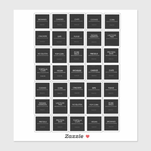 Pantry Labels Stickers (Vel)