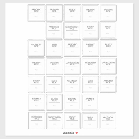 Pantry Labels Stickers (Vel)