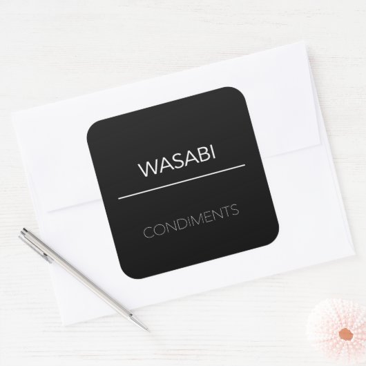 Pantry Labels Stickers (Envelop)