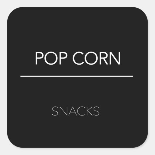 Pantry Labels Stickers (Voorkant)