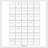 Pantry Labels Stickers (Vel)