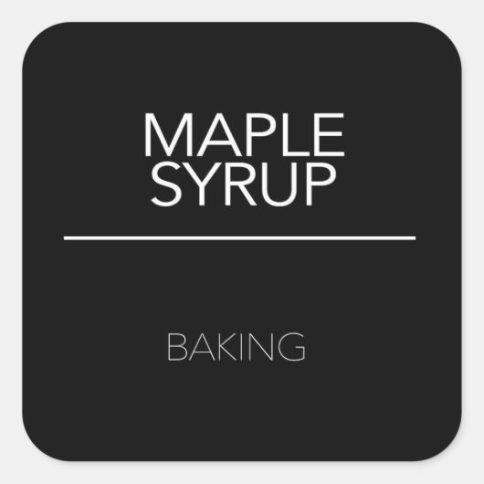 Pantry Labels Stickers (Voorkant)