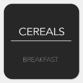 Pantry Labels Stickers (Voorkant)