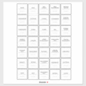 Pantry Labels Stickers (Vel)