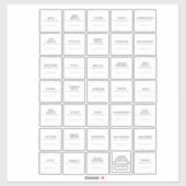 Pantry Labels Stickers (Vel)