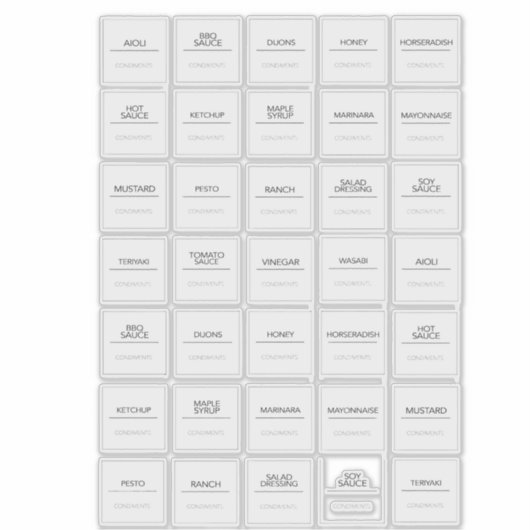 Pantry Labels Stickers (Voorkant)