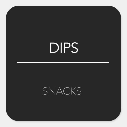 Pantry Labels Stickers (Voorkant)