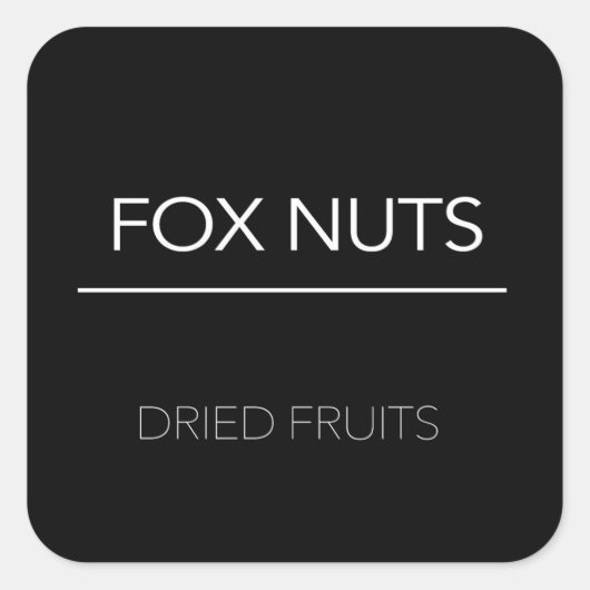 Pantry Labels Stickers (Voorkant)