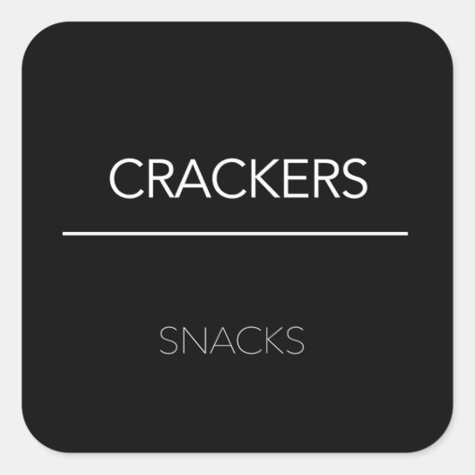 Pantry Labels Stickers (Voorkant)