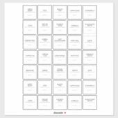 Pantry Labels Stickers (Vel)