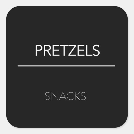 Pantry Labels Stickers (Voorkant)