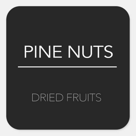 Pantry Labels Stickers (Voorkant)