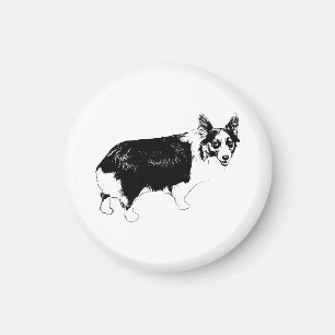 Pantry-Light Corgi Glimlach Magneet