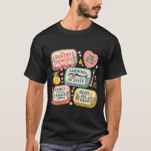 Pantry Prinses Mooie Sardineblik Kust T-shirt