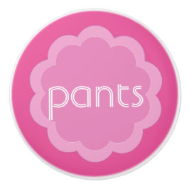 Pants Clothes organisation roze flower knop