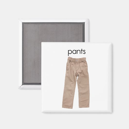 Pants koelkast Magnet (Voorkant / Achterkant)