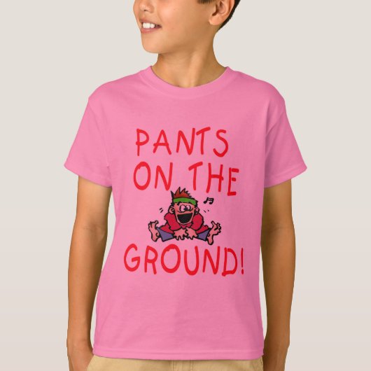 Pants op het shirt Ground T en Apparel (Voorkant)