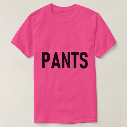 PANTS T-SHIRT (Design voorkant)