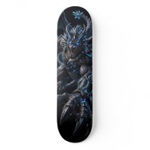 Pantser Cyber Dragon Klauw Deck - 3D Zwart Blauw