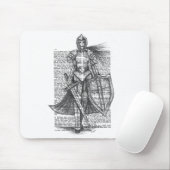 Pantser omhoog Muismat (Met muis)